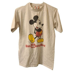 Walt Disney World T-shirt Vintage Mickey Mouse MEDIUM small spot see picture